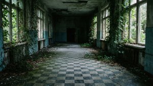 Abandoned Checkered Floor