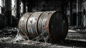 Abandoned Gas Drum Mono
