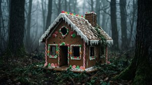 Abandoned Gingerbread House Horror