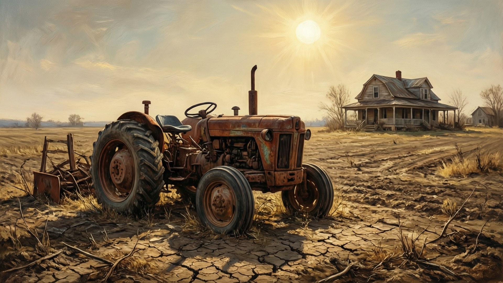 Abandoned Harvest by Wallpapers.art Studio