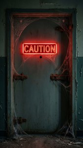 Abandoned Lab Warning