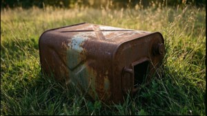 Abandoned Rust Jerrycan