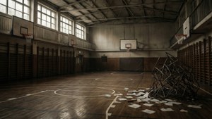 Abandoned School Gym