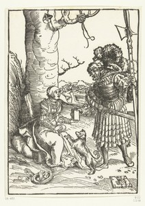 Abigaïl geeft David voedsel in de woestijn