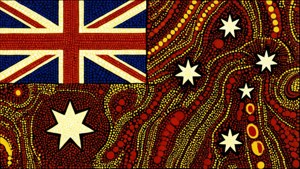 Aboriginal Dot Australian Flag