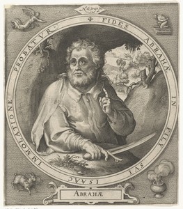 Abraham met mes in de hand