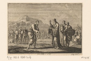 Abraham ontmoet koning Melchisedek