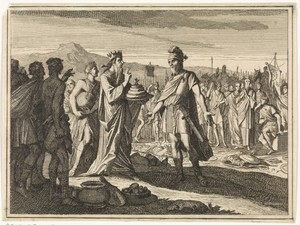 Abraham ontmoet koning Melchisedek