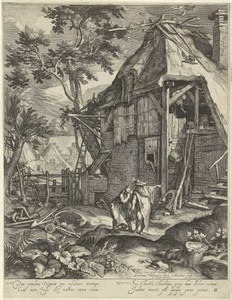 Abraham verdrijft Hagar en Ismaël