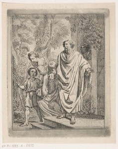 Abraham verdrijft Hagar en Ismaël