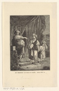 Abraham verdrijft Hagar en Ismaël