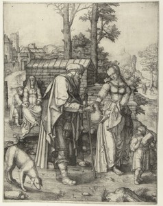 Abraham verstoot Hagar en Ismaël