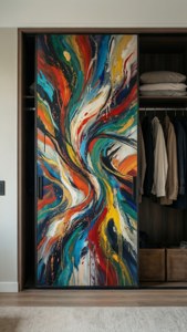 Abstract Art Door
