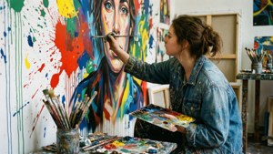 Abstract Art Studio