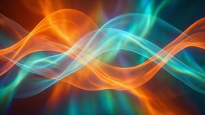 Abstract Aura Waves