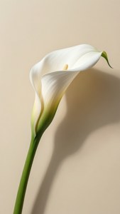 Abstract Beige Bloom