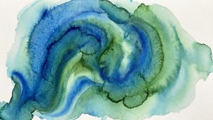 Abstract Bruise Watercolor