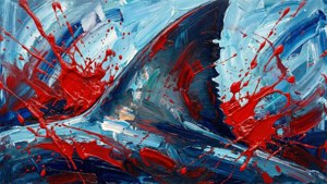 Abstract Brush Fin