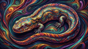 Abstract Caecilian Art