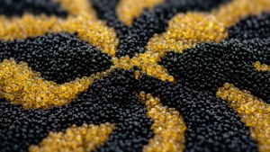 Abstract Caviar Texture