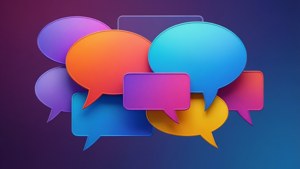 Abstract Conversation Bubbles