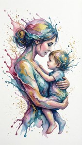 Abstract Embrace