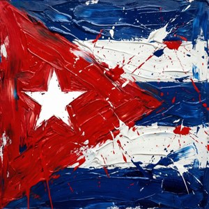Abstract Flag Art