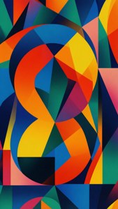 Abstract Form Poster