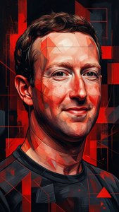 Abstract Geometric Portrait