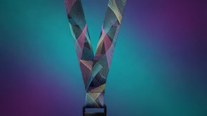 Abstract Geometry Lanyard