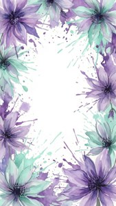 Abstract Lavender Splash