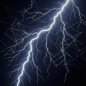 Abstract Lightning Pattern