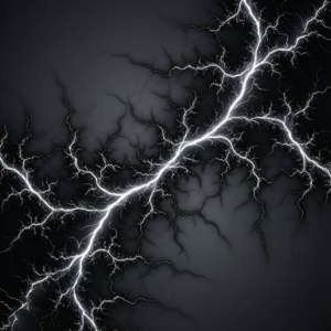 Abstract Lightning Pattern