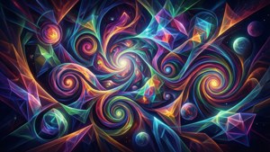 Abstract Lucid Swirl