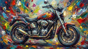 Abstract Oil Splash