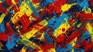 Abstract Paint Header
