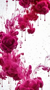 Abstract Pink Drip Splash