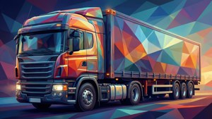 Abstract Poly Truck