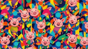 Abstract Porky