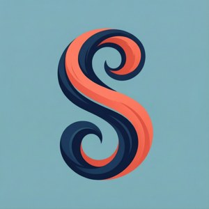 Abstract S Curl