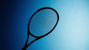 Abstract Shadow Racquet