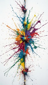 Abstract Splatter Timeline