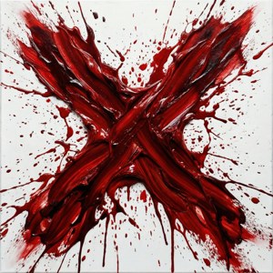 Abstract Splatter X