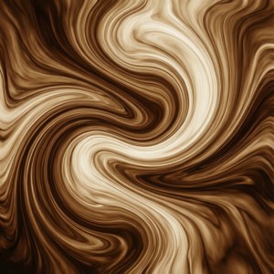 Abstract Swirls Sepia