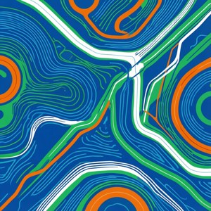 Abstract Waze Pattern