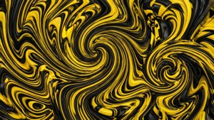 Abstract Yellow Swirl