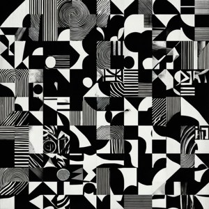 Abstract Zoom Grid Art