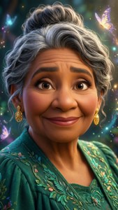 Abuela Close Portrait
