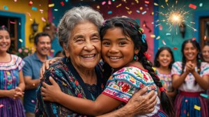 Abuela Hugs Mirabel
