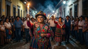 Abuela Leads Procession